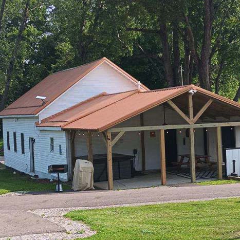 The Grange arch of enterance